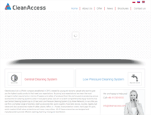 Tablet Screenshot of clean-access.com